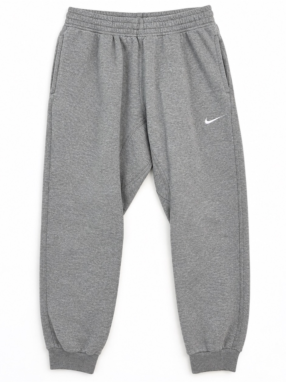 Nike Men’s XL Gray Fleece Jogger Sweatpants Swoosh